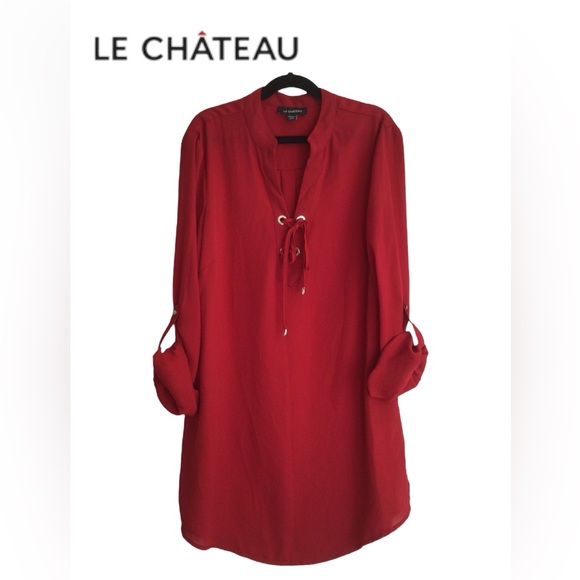 le chateau Tops - LE♥️CHÂTEAU red tunic